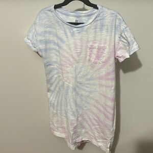 Tie dye girls dress